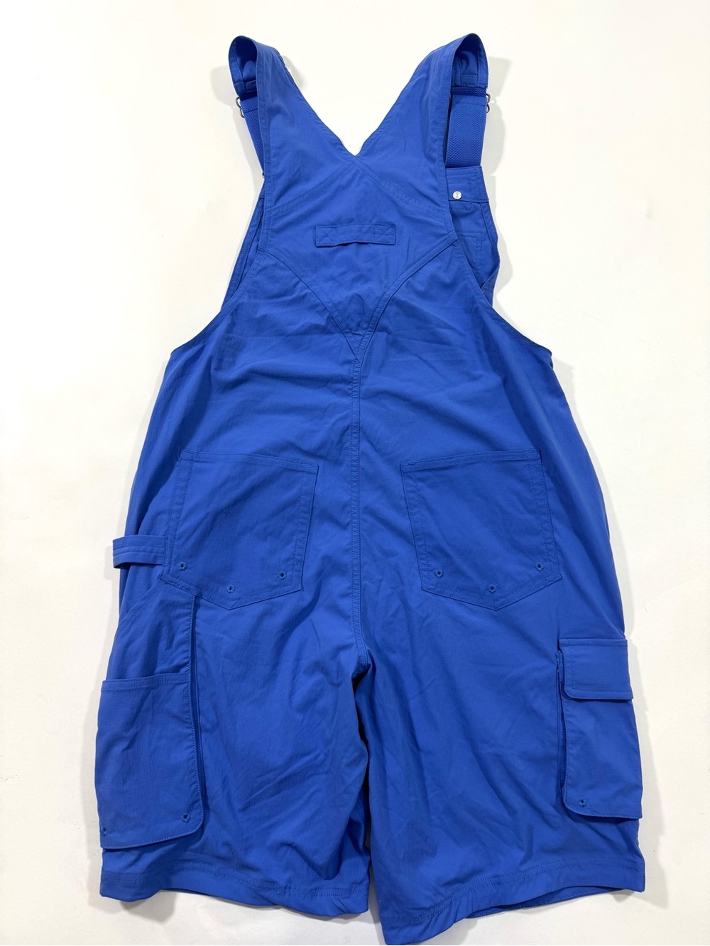 Duluth Gardening Short Overalls Blue - Picture 2 of 8